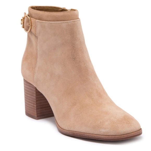 Tory Burch Shoes - Tory Burch Sofia Sand Suede
Ankle Bootie sz 10.5